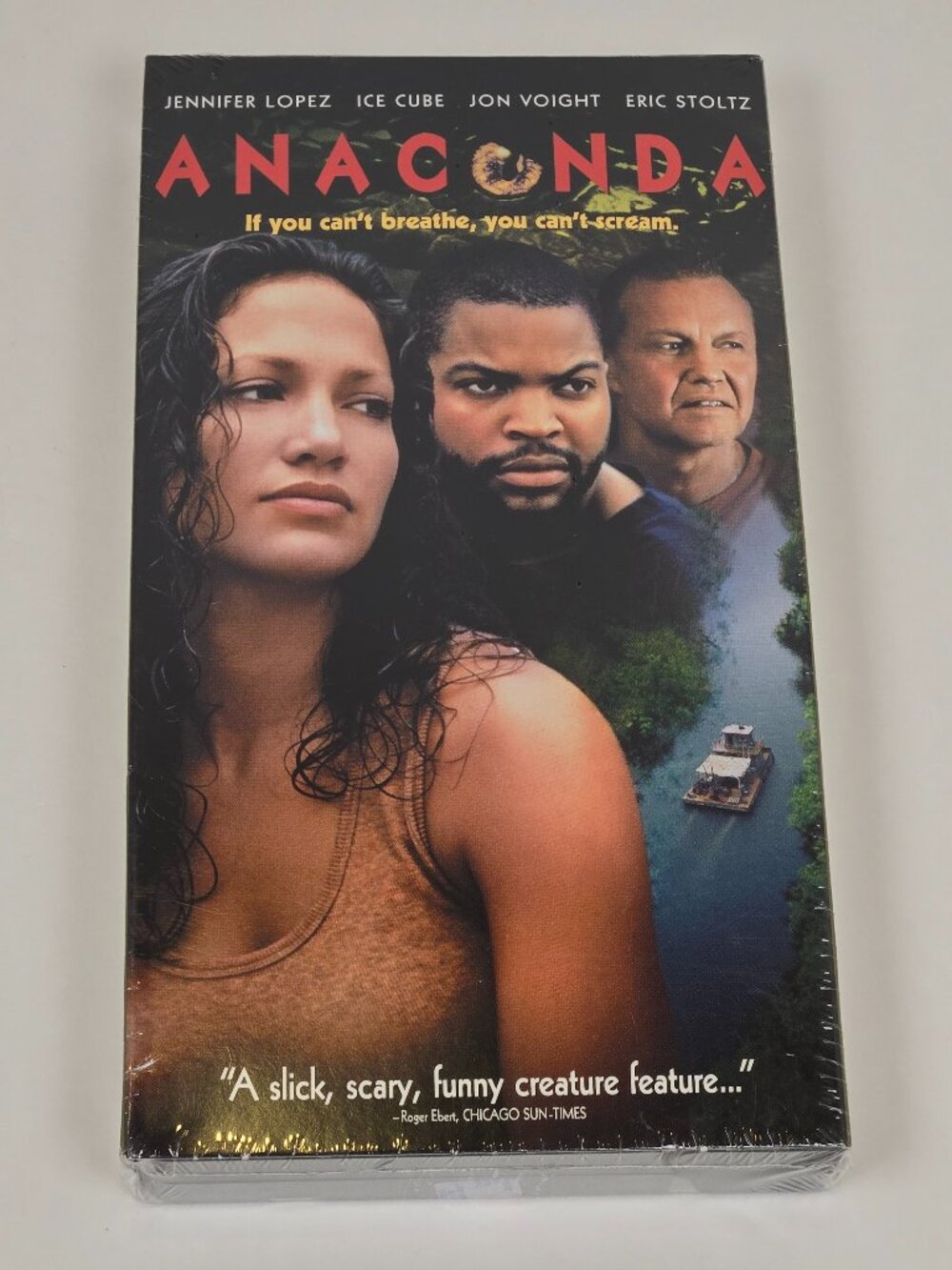 Anacoda VHS 1997 Jennifer Lopez Ice Cube Jon Voight Columbia SEALED NWT